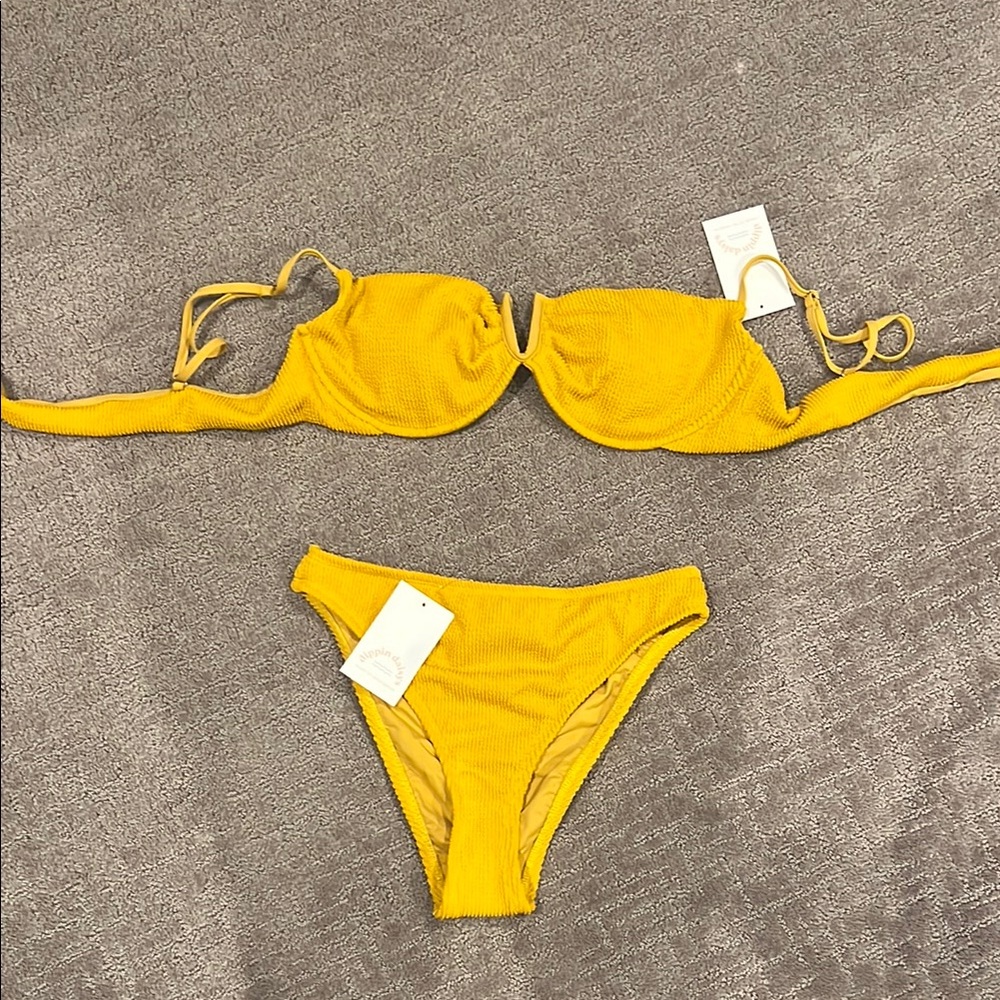 Dippin Daisy’s Yellow Bikini Set